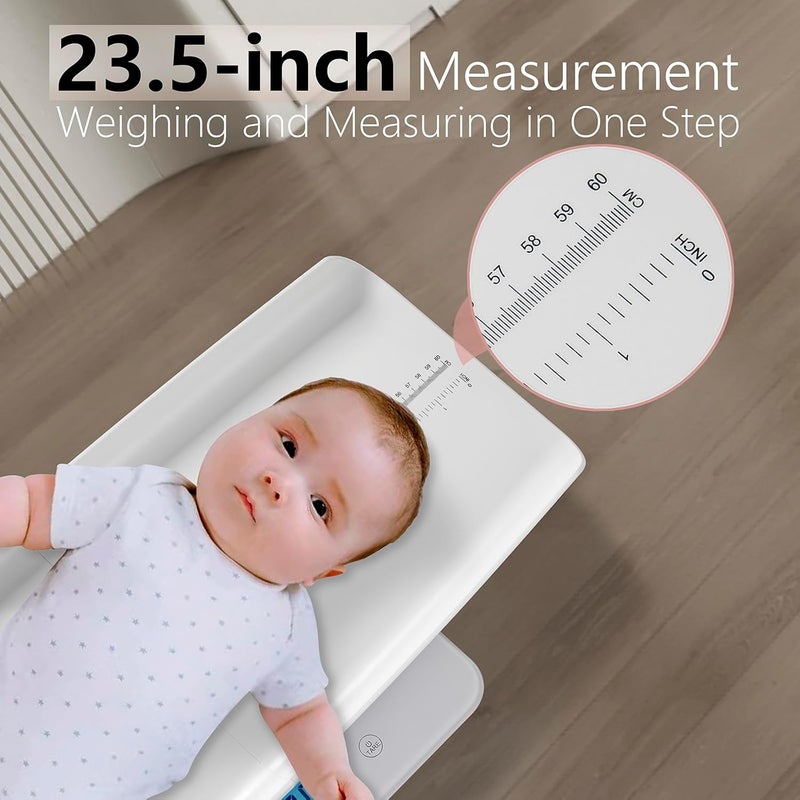 Joyofcife Baby Scale MAX 400lbs,Multifunctional Baby Weight Scale for Toddler, Children, Pet, Adult, Dogs Cats Weight Scale with Auto-Off,26.5-inch Height Measurement,3 Units,LED Screen - Image 3